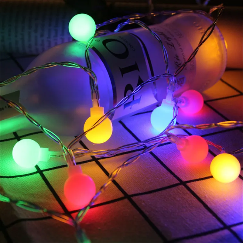 ball-multi 1m 2m 3m christmas tree decorations navidad christmas decoration new year kerst decoratie christmas gift natal xmas - Цвет: ball-multi