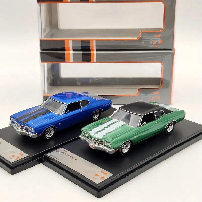 

Премиум X 1:43 для C ~ vrolet Chevelle SS 1970 синий/зеленый литья под давлением моделей автомобилей ограничено