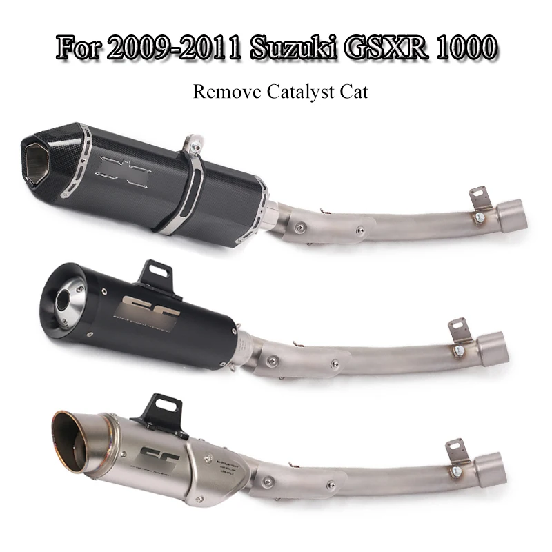 GSXR 1000 K9 K10 K11 мотоцикл выхлопной глушитель выхлопной трубы Vent средняя труба ссылка Соединительная труба трубка для 2009 2010 2011 Suzuki GSXR 1000 слипоны