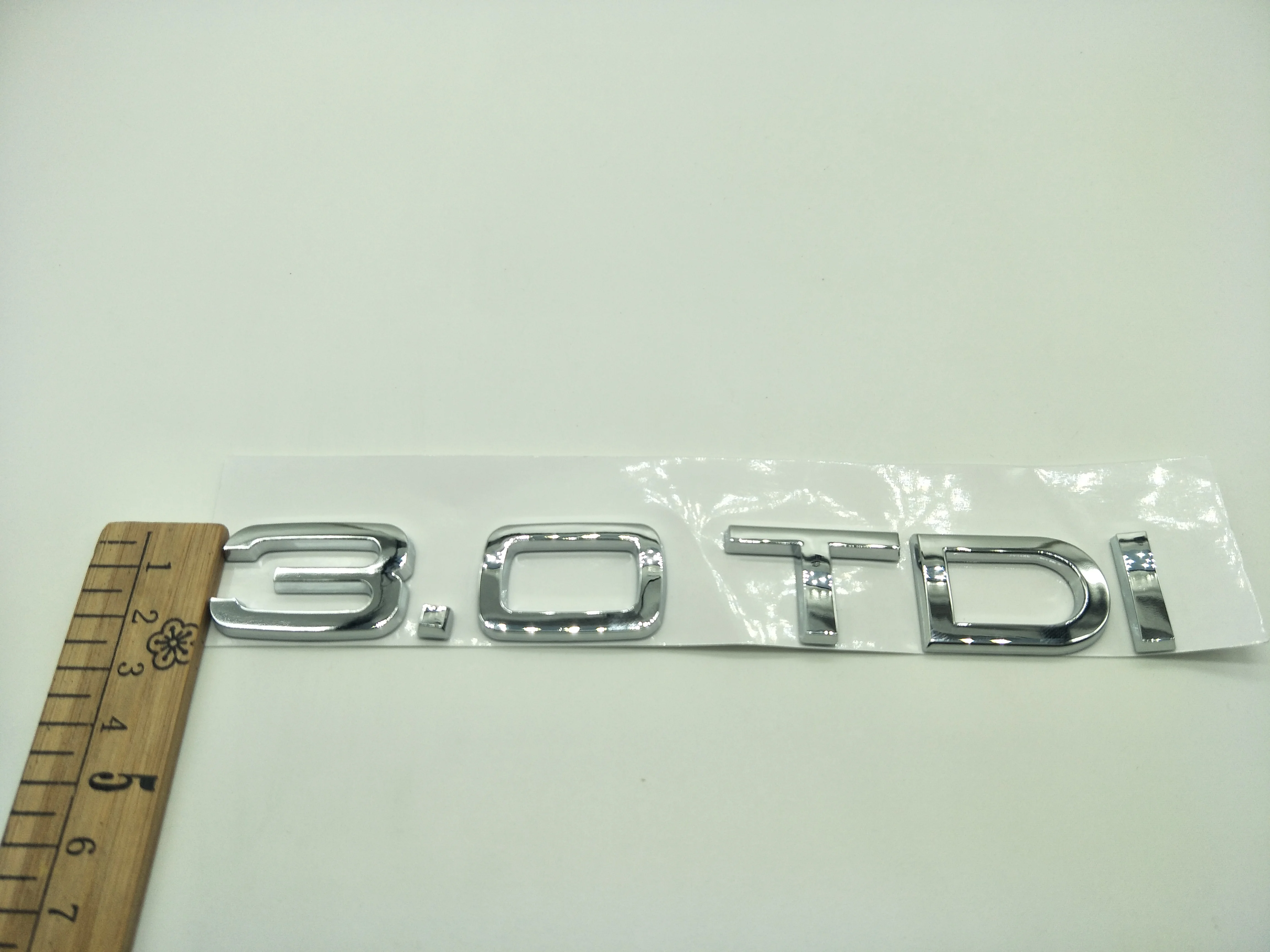 Лучший Стайлинг автомобиля 3D ABS Chrome 3.0TDI значок с надписью на багажник заднего