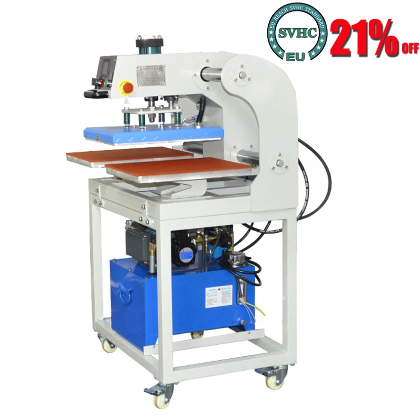 

GS-YY1 Heat Press Machine Sliding Hydraulic Double Station Printing Heat Transfer Equipment Flat Heat Transfer Machine (33*45CM)