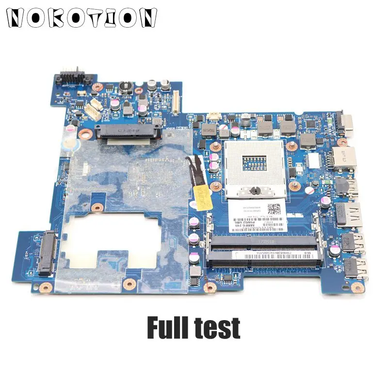 NOKOTION PIWG2 LA-675AP материнская плата для lenovo G570 материнская плата для ноутбука HM65 UMA DDR3 полный тест