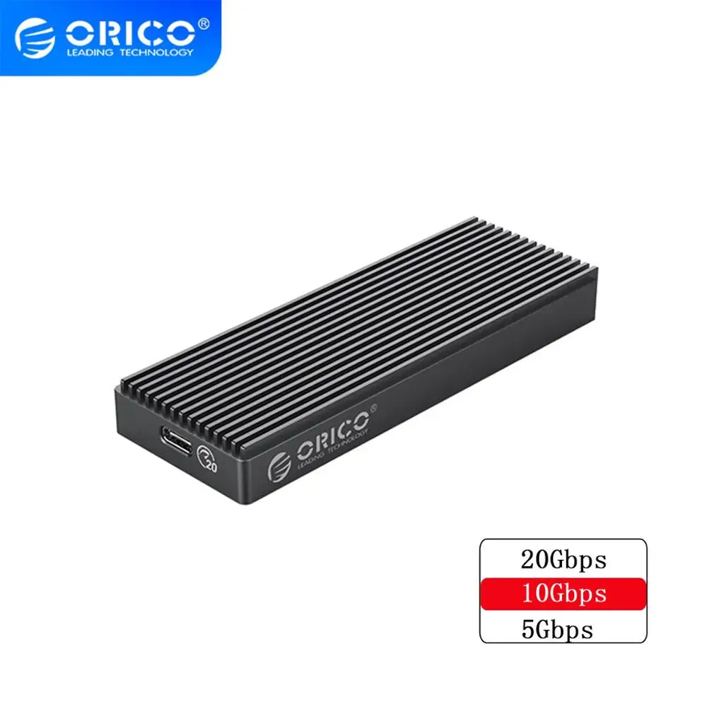 

Orico 20Gbps/10Gbps M.2 NVME SSD Enclosure Type-C Solid State Drive 5Gbps NGFF SATA SSD Case HDD Case with USB Cable SSD Box