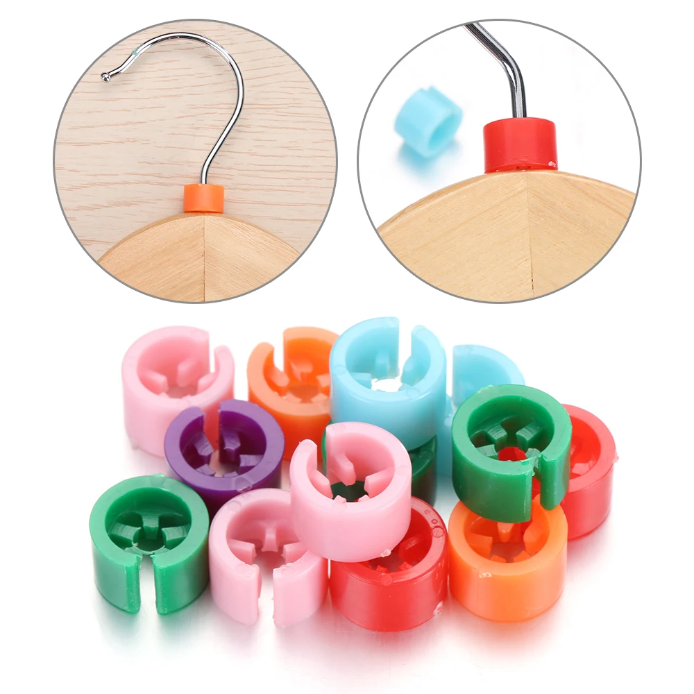 Красочные 100 искусственные разделители для одежды своими руками круглые вешалки