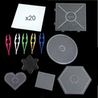 Yanttoy 5 мм набор бисера Hama, пегборд, шаблон, доска, инструмент, круговой квадратный, образовательные DIY фигурки, материал, доска