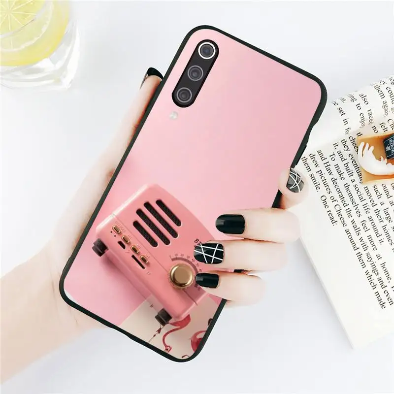 

Retro camera tape pink style Phone Case For Xiaomi Redmi note 7 8 9 t k30 max3 9 s 10 pro lite Luxury brand shell funda coque