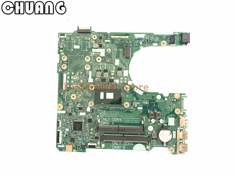 Для DELL Inspiron 3567 CN-0D71DF 0D71DF материнская плата для ноутбука с SR342 i5-7200u DDR4 15341-1 91N85 MB 100%