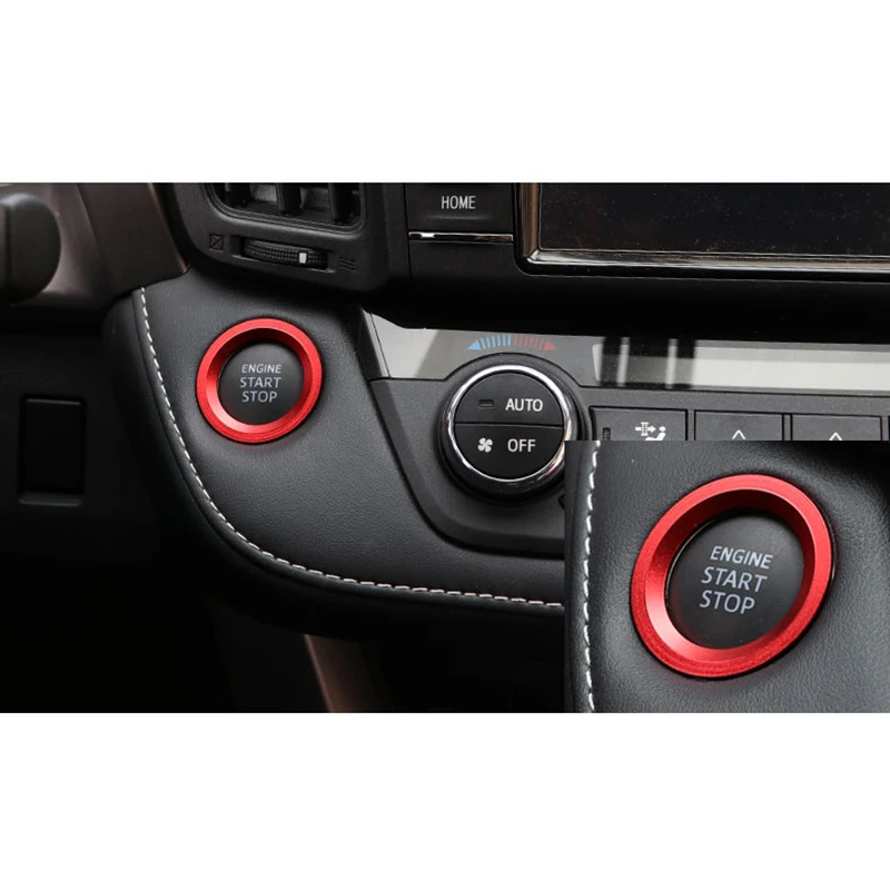 Lsrtw2017 кнопки для запуска и остановки двигателя автомобиля из алюминиевого сплава