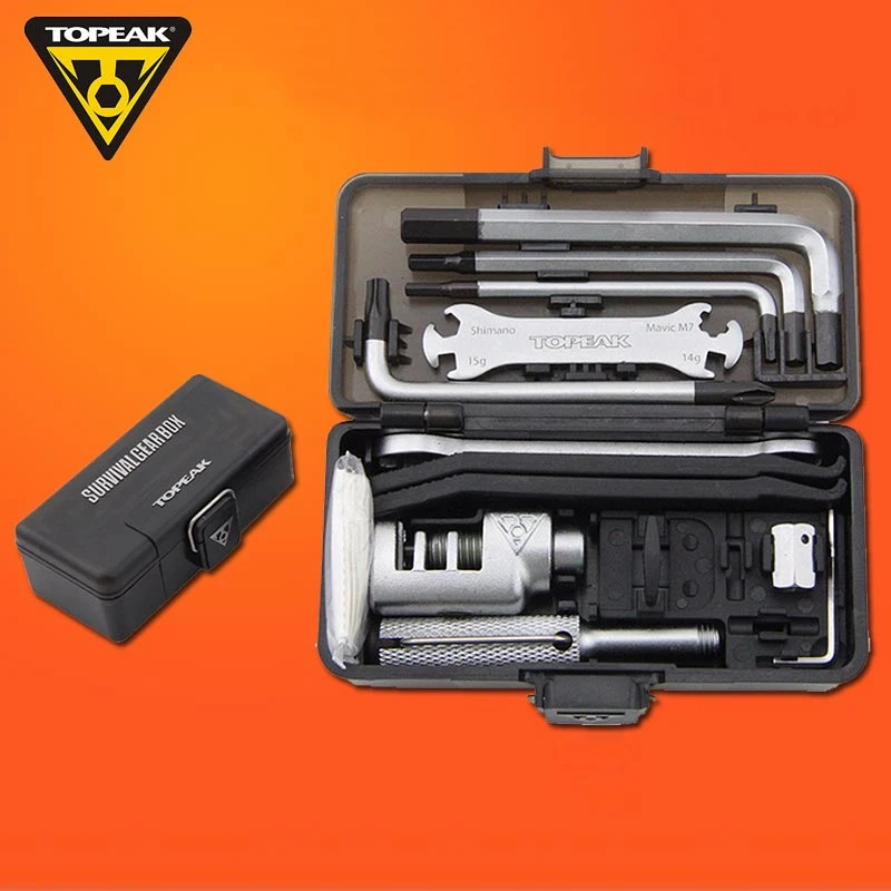 Topeak TT2543 Multi Repairing Tool Set survival GEAR BOX Bic