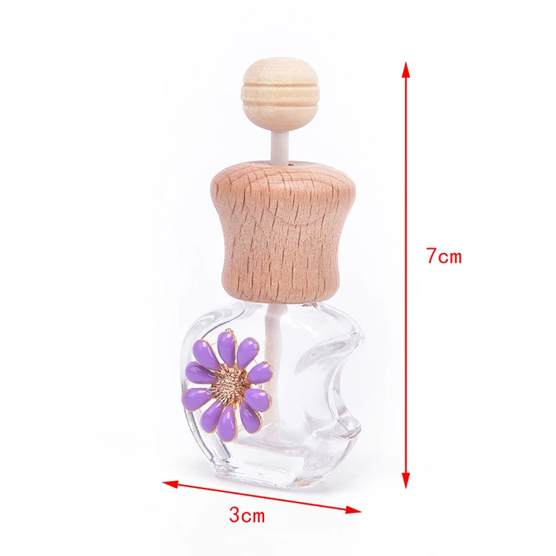 

1PC Car Perfume Car Clip Decor Diffuser Empty Bottle Car Air Freshener Random color