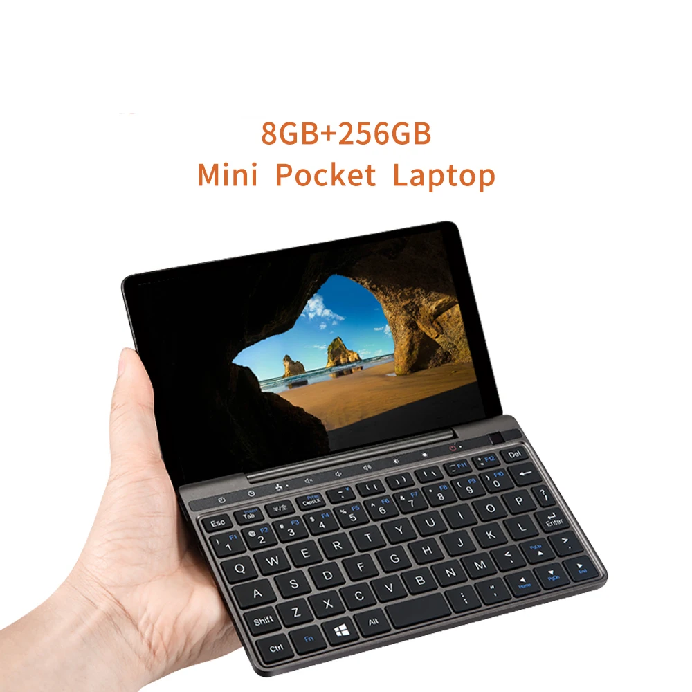 GPD Pocket 2 Pocket2 8GB 256GB 7 Inch Touch Screen Mini PC Pocket Laptop Notebook CPU Intel Celeron 8100Y Windows 10 Systerm