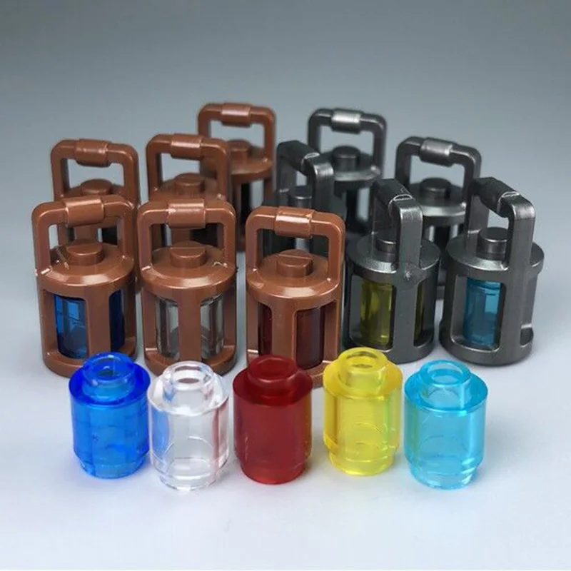 10 шт./компл. Портативный лампа прожекторный фонарь огни строительные блоки Мпц