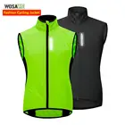 Велосипедный жилет WOSAWE, светоотражающая ветрозащитная легкая дышащая сетка для езды на горном велосипеде, одежда для бега