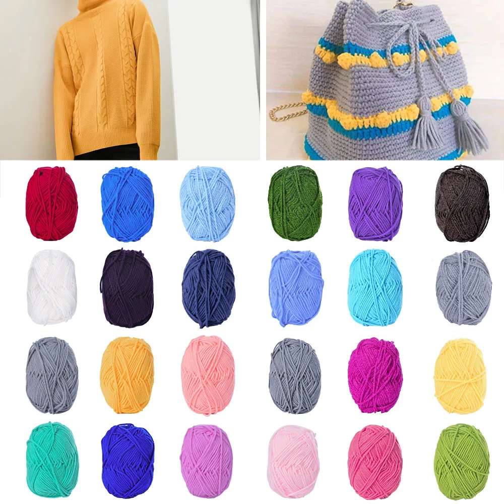 Молочный хлопок пряжа для вязания детей мягкая теплая детская одеяло свитер