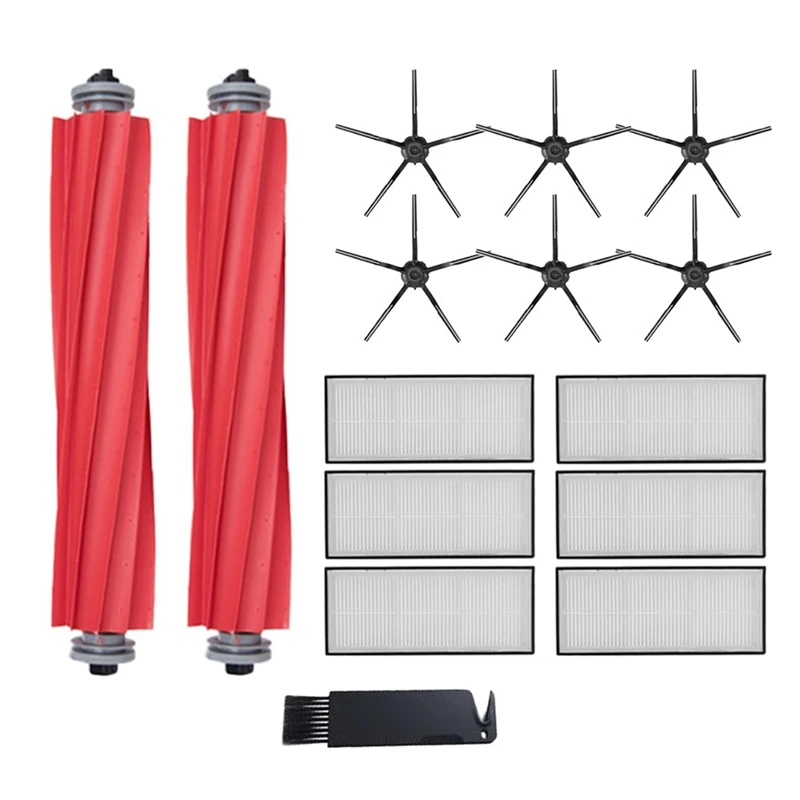 

Promotion!For Xiaomi Roborock S7 T7S T7plus Detachable Rubber Main Brush Side Brush Filter Kit Vacuum Cleaner Accessories