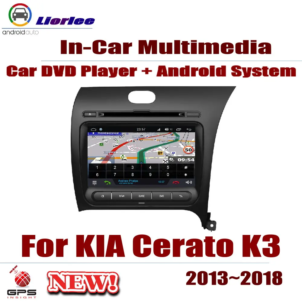 

2din For KIA Cerato K3 2013-2018 Accessories Car Android Player DVD GPS Navigation System HD Screen Radio Stereo Multimedia