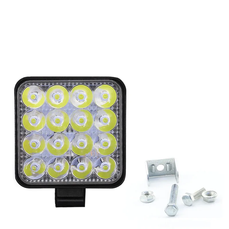 

2pcs truck round square work light 14-led light 12-24V off-road light