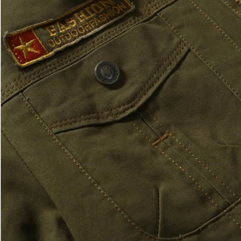 

Men's Jacket 2021 New Korean Version of Tooling Jackets Tops Warm Solid Color Thick Cotton Padded Coat Chaqueta De Los Hombres