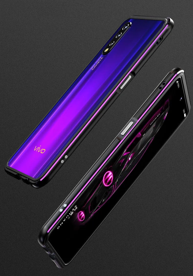 Vivo Iqoo neo Алюминиевая Рамка Жесткий 3D защитный чехол для vivo V17 neo металлический бампер крышка для vivo Z5 бампер чехол
