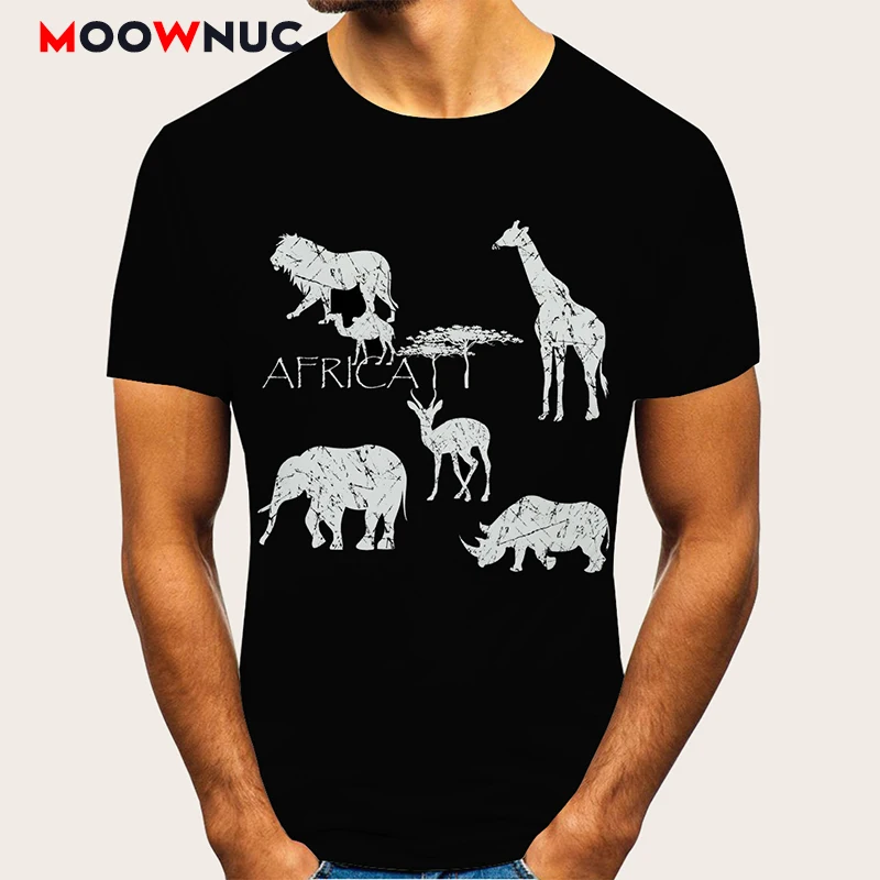 Футболка мужская с принтом хлопок короткий рукав модная уличная одежда в стиле