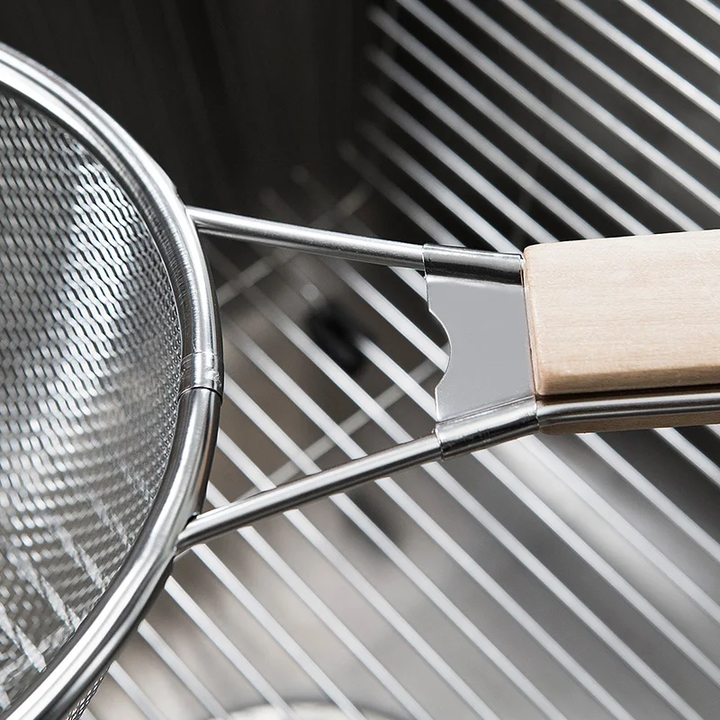 Дуршлаг из нержавеющей стали для кухни картофеля фри ручной сетчатый дуршлаг