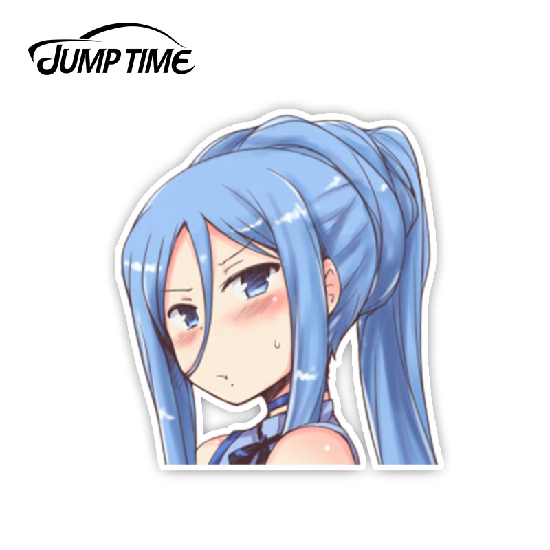Время прыжка 13 см x 11 автомобильные наклейки Aoki Hagane no Arpeggio Peeker аниме наклейка