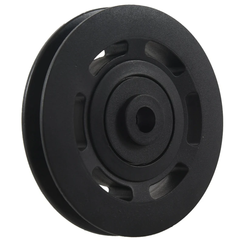 

95mm Black Bearing Pulley Wheel Cable Gym Equipment Part Wearproof