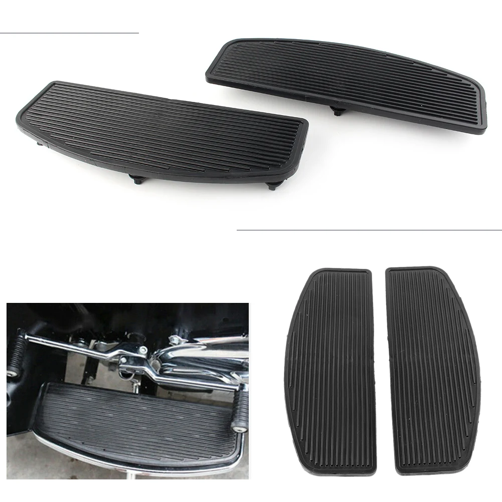 

Motorbike Rider Insert Footboard Footrest Foot Rest For Harley Touring 1986-19 2012+ Dyna FLD & 1986-later FL Softail