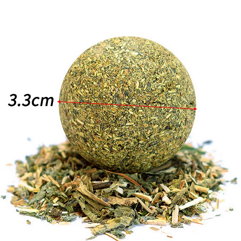 

Pet Catnip Toys Edible Catnip Ball Safety Healthy Cat Min Favor Home Chasing Catnip Ball Cat Favor Toy Supplies Cat Ball Toy