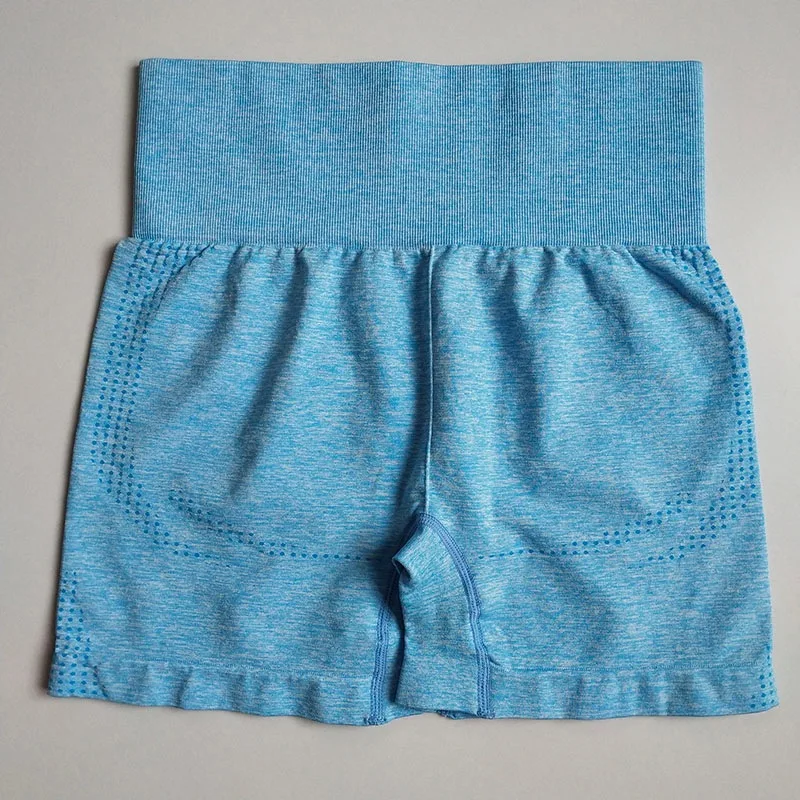 Шорты женские для фитнеса и йоги бесшовные с высокой талией тренировок