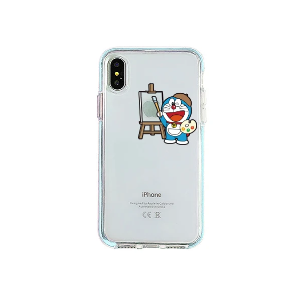 3 Японский милый Аниме Doraemon Moomin Красочные края чехол для телефона для iphone 11 pro X XS Max Xr 7 8 6 6s plus прозрачный мягкий силиконовый чехол - Цвет: 3