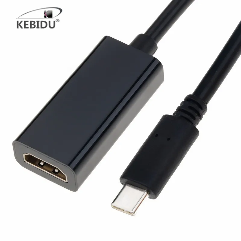 Адаптер с USB C на HDMI-совместимый адаптер 4K 60 Гц Тип 3 1 штекер гнездовой конвертер