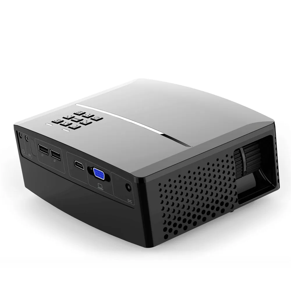 

VIVIBright GP80 720P Projector LCD LED 3500 Lumens Resolution Multiple Ports Outdoor Movie Smart Home Theater Projector 110/220V