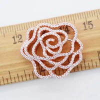 25mm womens high quality classic bright with cz multi color rose small jewelry accessories