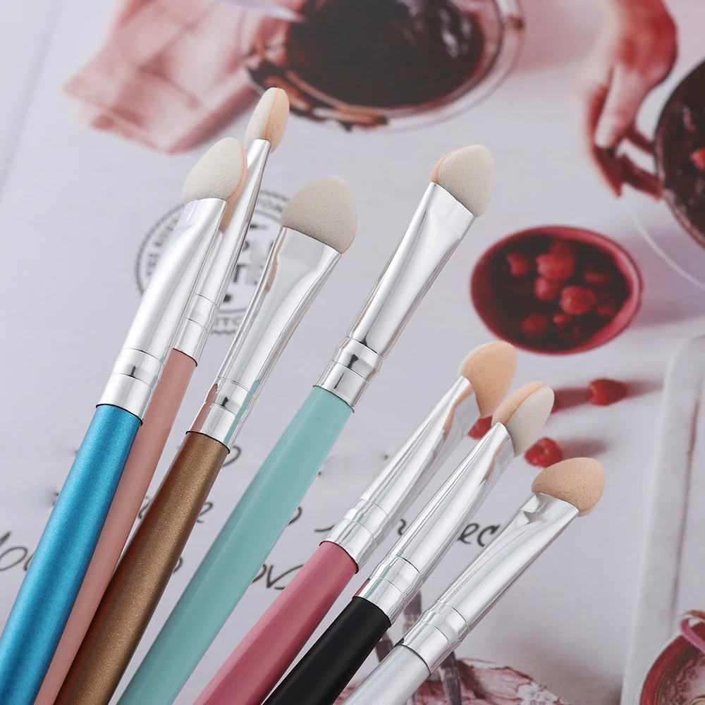 1/5 шт Портативный косметическая кисточка тени для век Кисть подводка глаз брови