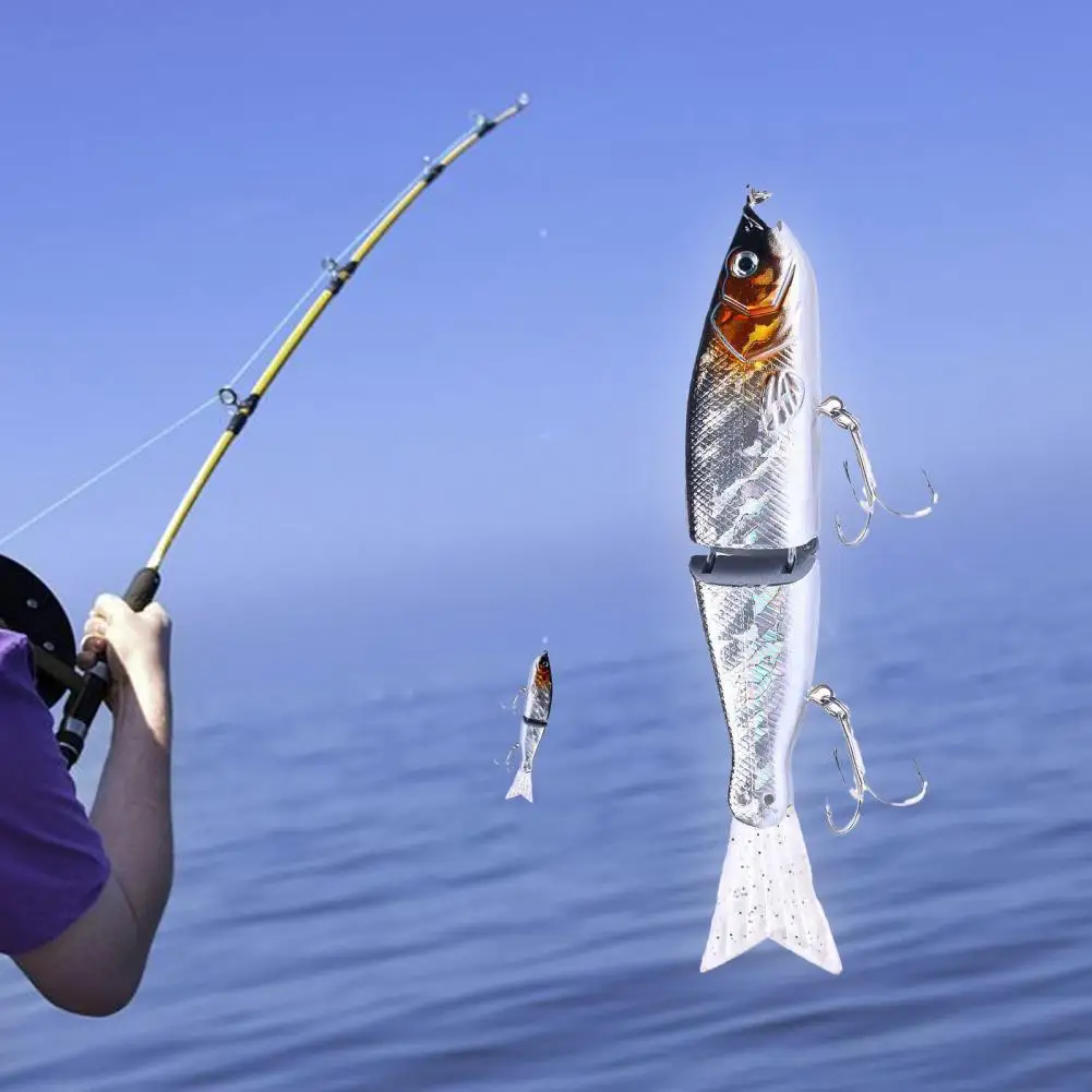 

18cm 52g Fishing Lure Multi Segment Attractive Lightweight Bold Fake Swimbaits Floating Minnow for Angling