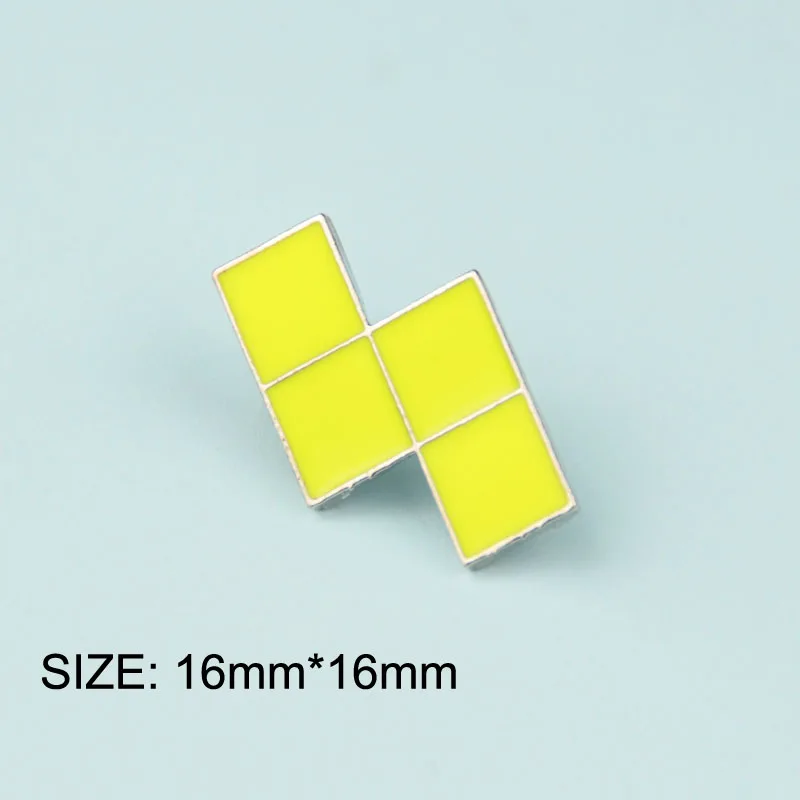 1 шт. модная игра тетрис значок на лацкан заколка для шляпы сумки брошь