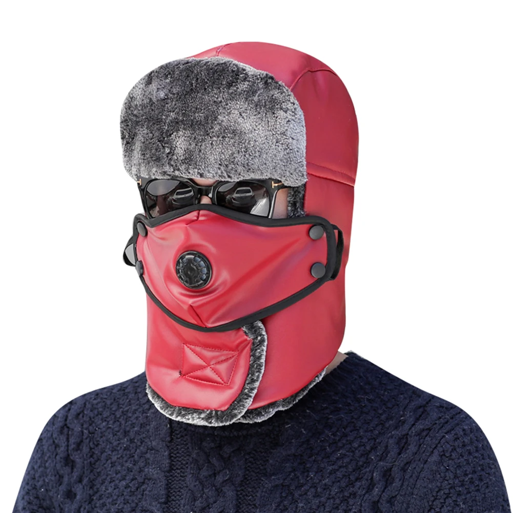 

Newest Thermal Winter Trapper Hat Breathing Valve Autumn Winter Cycling Windproof Outdoor Cap