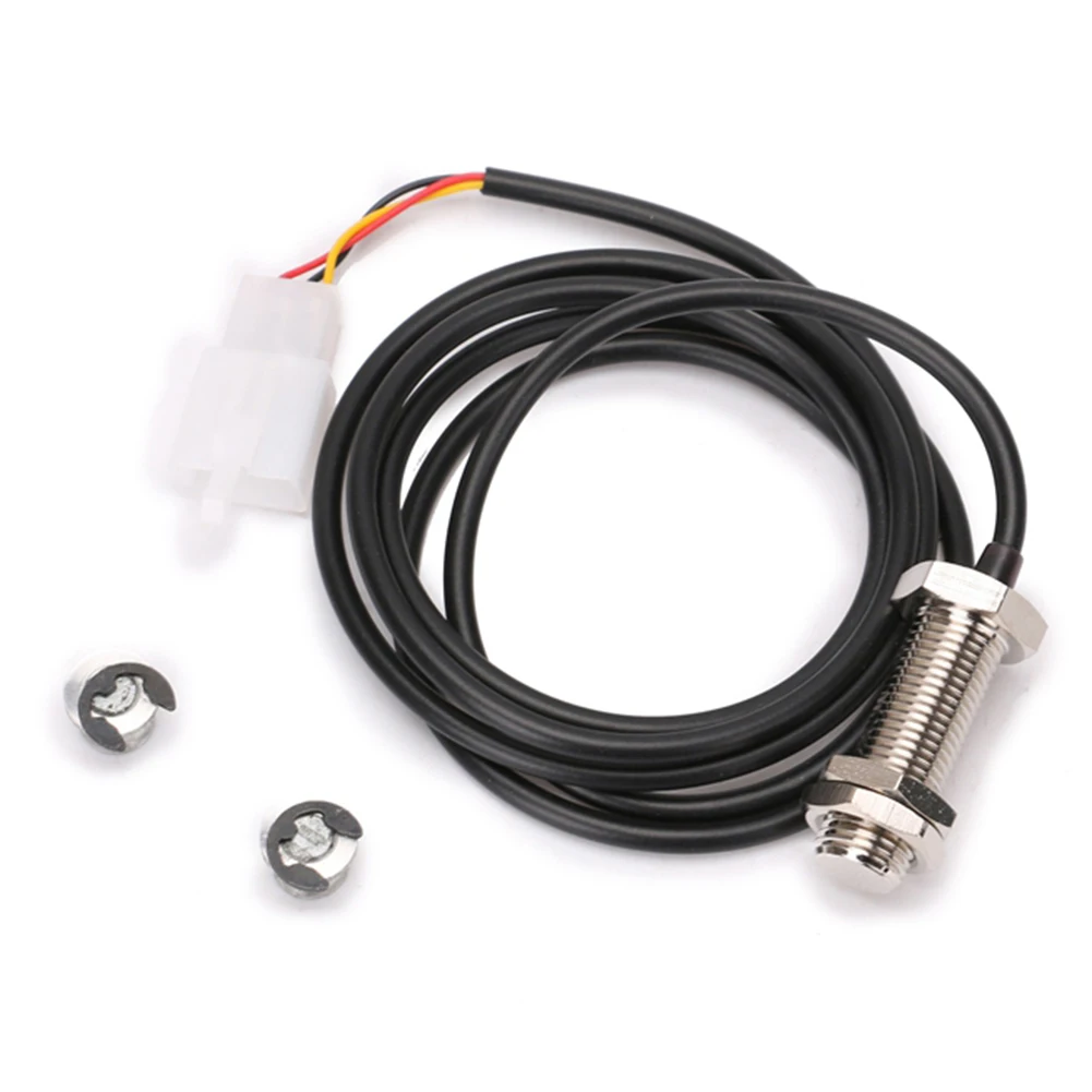 

Mini Universal Motorcycle Speedometer Odometer Tachometer RPM Fuel Meter Backlit LCD Digital Electric Injection Carburetor Meter
