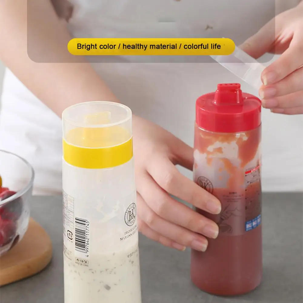 Четырехотверстная бутылка для томатного соуса салата Герметичная Бутылка