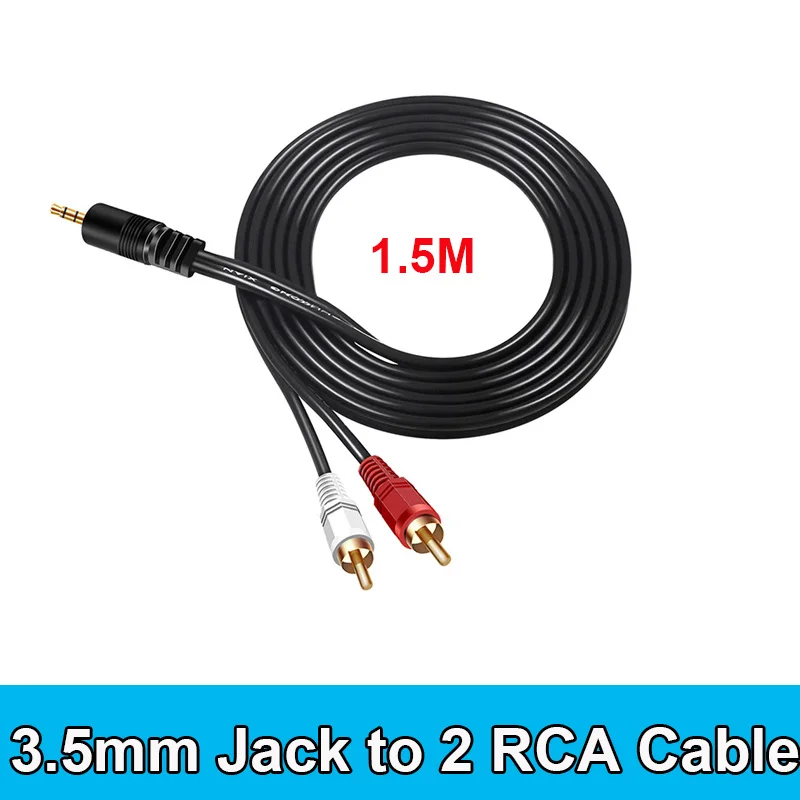 5 шт. RCA аудио кабель для соединения Hi end 2RCA штекер кабель|Кабели VGA| |