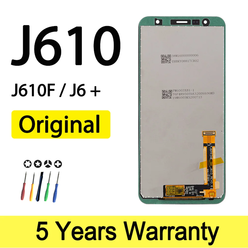 Оригинальный Новый ЖК дисплей для Samsung J610 сенсорный экран SM J610F оптовая продажа J6