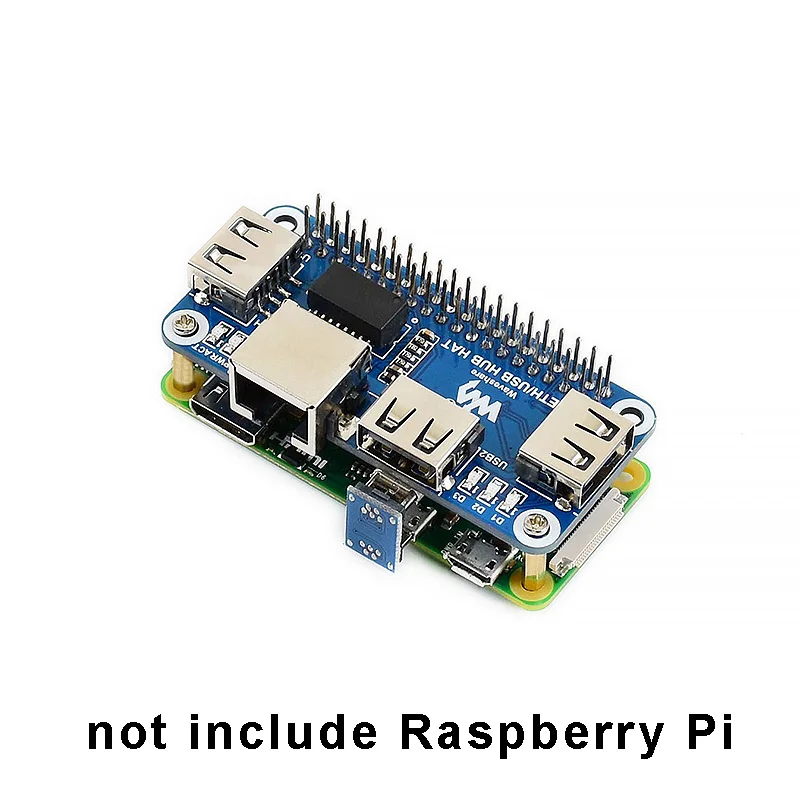 Шляпа ETH/usb хаб для Raspberry Pi 4B 3 usb порта s и 1 порт RJ45 совместимый с Zero W|Аксессуары