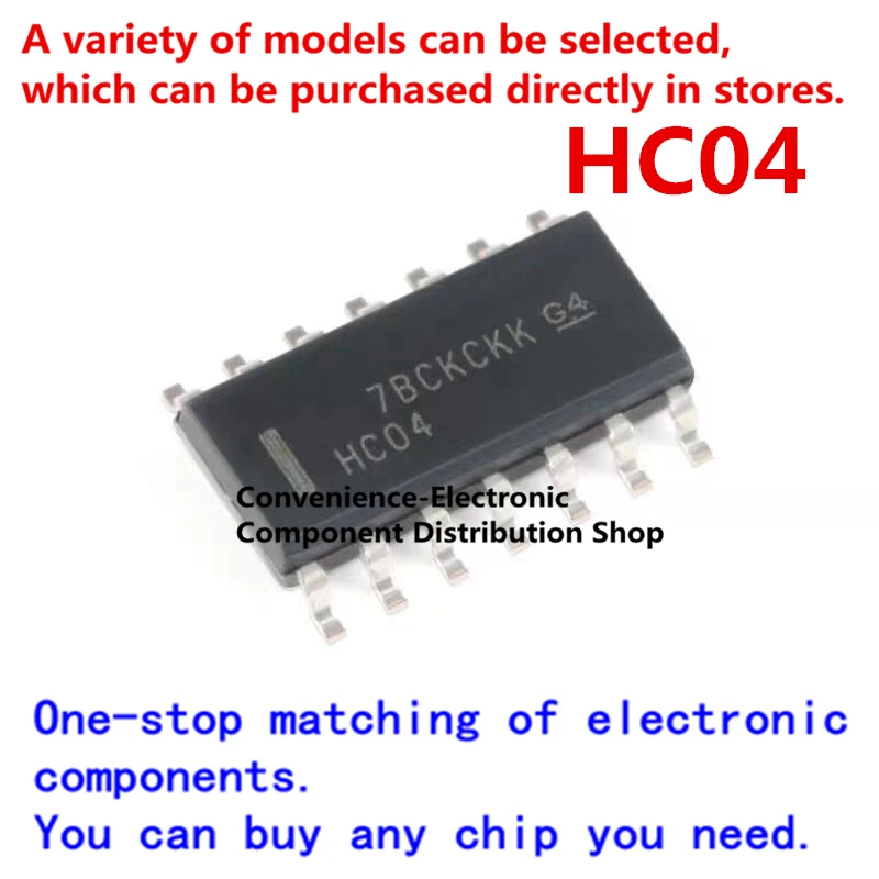 

10PCS/PACK HC04 74HC04DR SMD SOP-14 SN74HC04DR 74HC04 six-way inverter logic chip SOP14