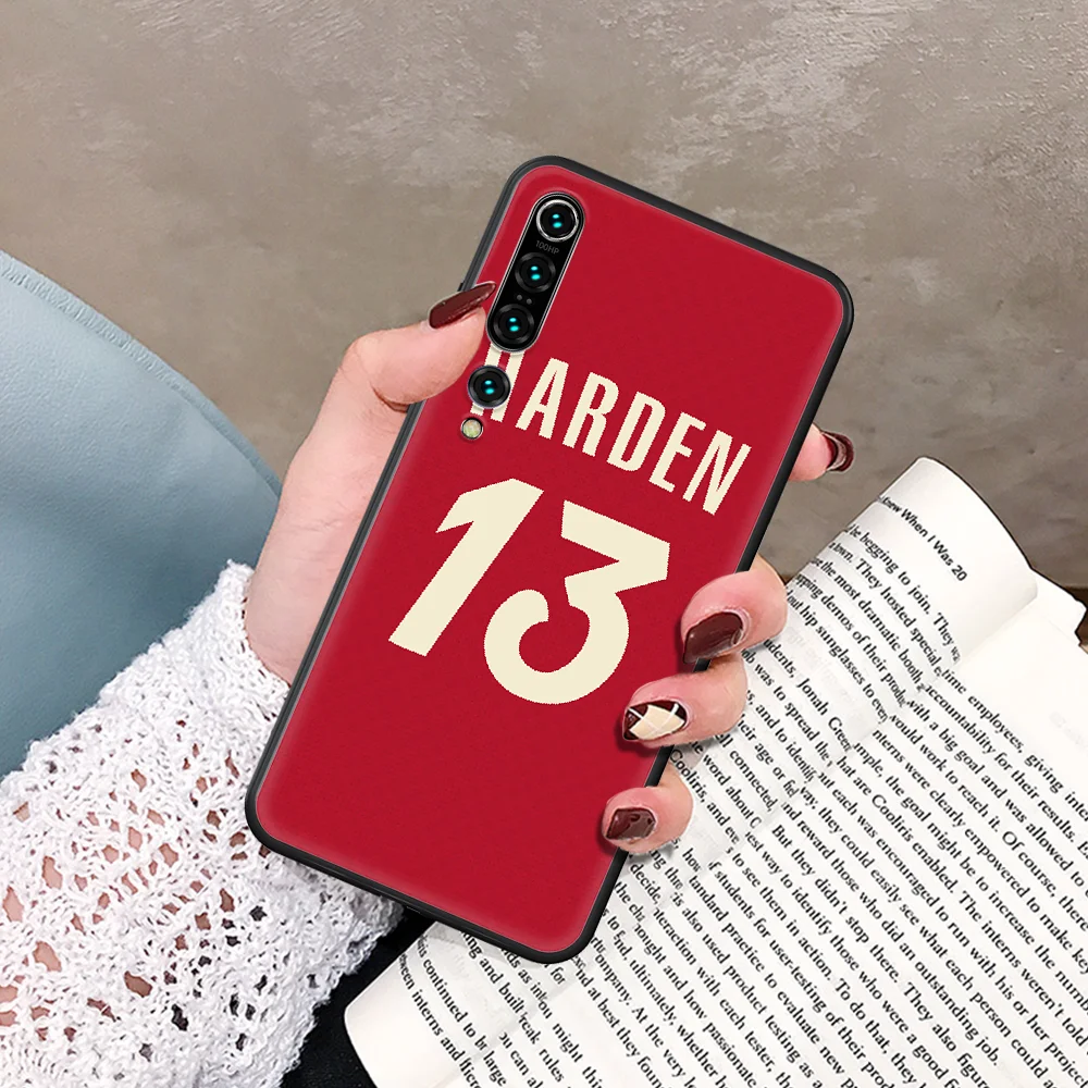 

Harden Basketball player star 13 Phone Case For Xiaomi Mi Note 10 A3 9 MAX 3 A2 8 9 Lite Pro Ultra black Cover Silicone Bumper