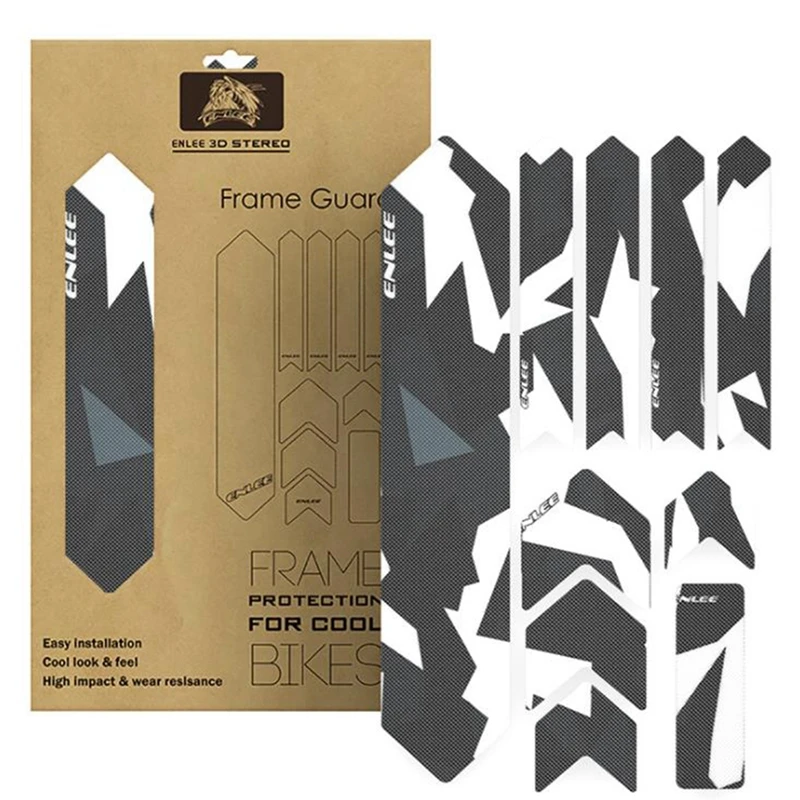 

3D MTB Mountain Bike Scratch-Resistant Protect Frame Protector Removeable Sticker Road Paster Guard Cover