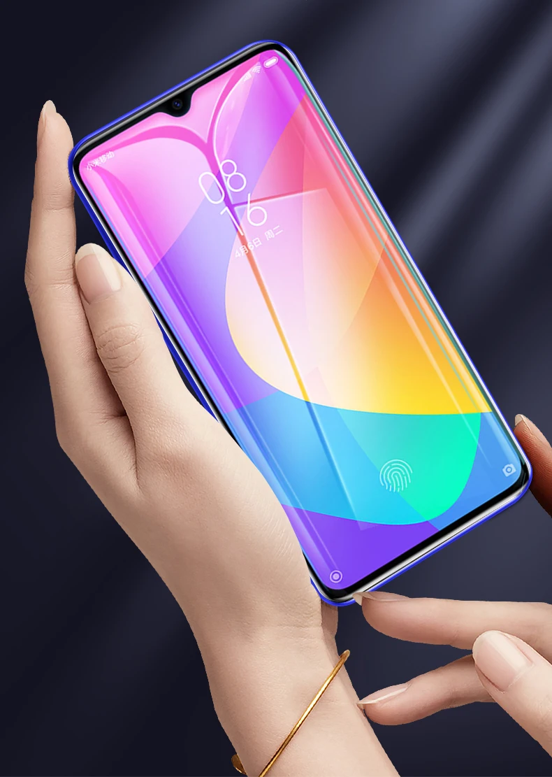Новое ультрафиолет закаленное стекло для Xiaomi mi note 10 CC9 Pro жидкий клей защитная пленка Xiomi mi CC 9 Pro 8 7 9 пленка redmi note 8 7 6
