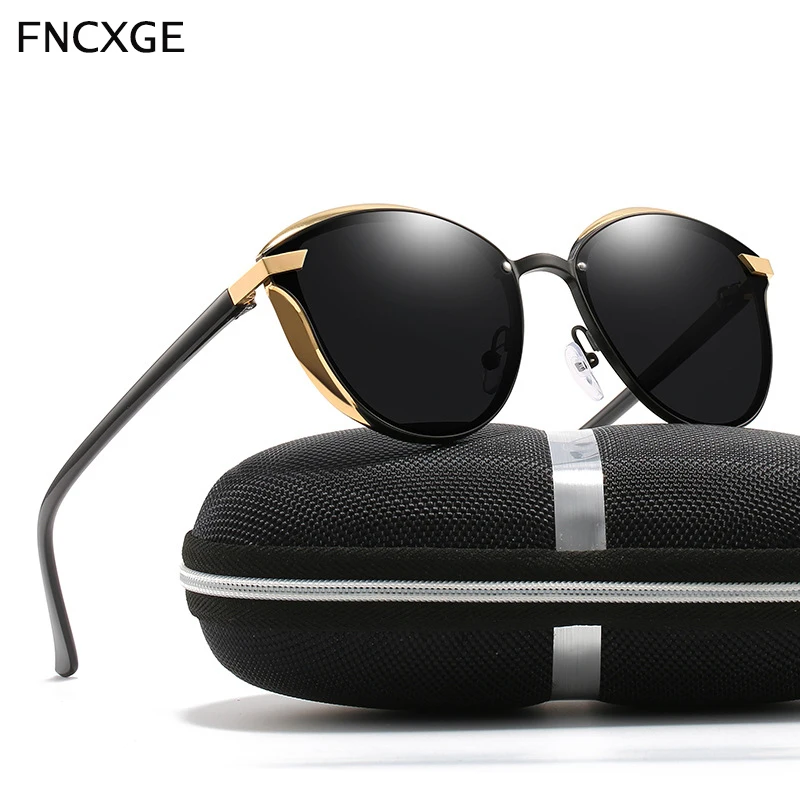 Солнцезащитные очки кошачий глаз для женщин поляризационные путешествий и