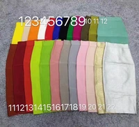 women candy color sexy neon green brown orange yellow knee length bandage pencil skirt 2020 designer skirt faldas 78cm