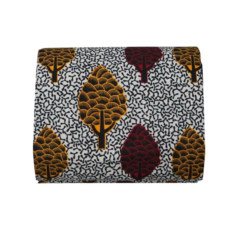 2021 полиэстер вощеная ткань с принтом Анкара Цветочный жилет Высокое качество 6